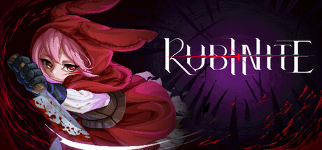 Rubinite dark fantasy boss rush game banner